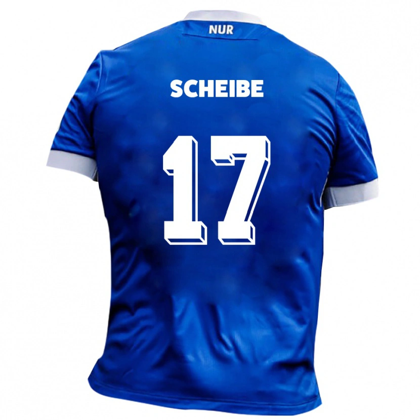 Danxen Women Niklas Scheibe #17 Blue White Away Jersey 2025/26 T-Shirt