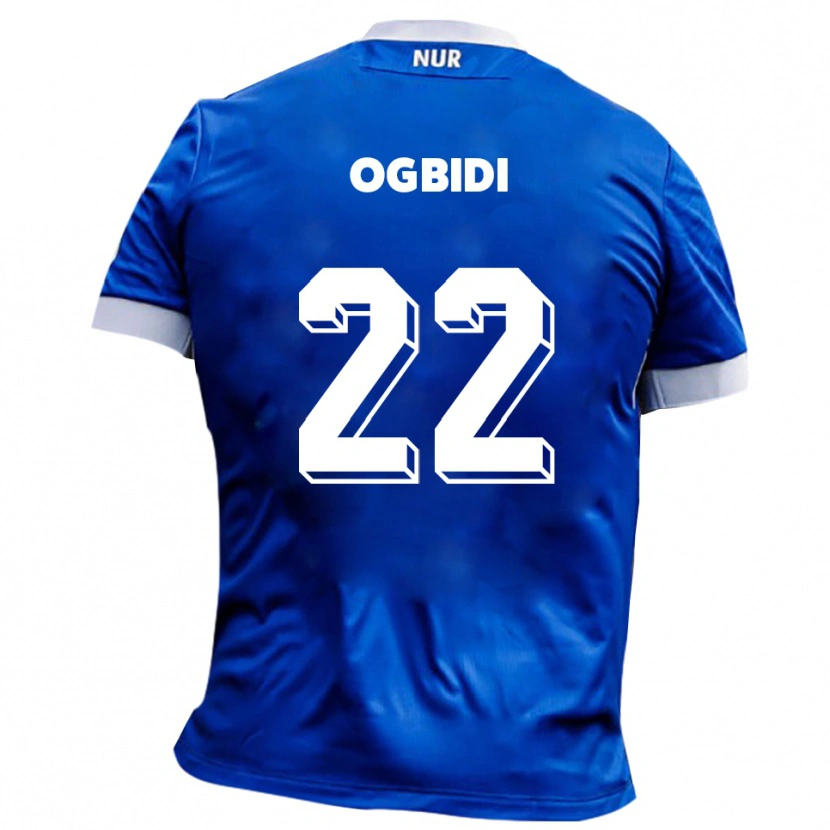 Danxen Women Theo Ogbidi #22 Blue White Away Jersey 2025/26 T-Shirt