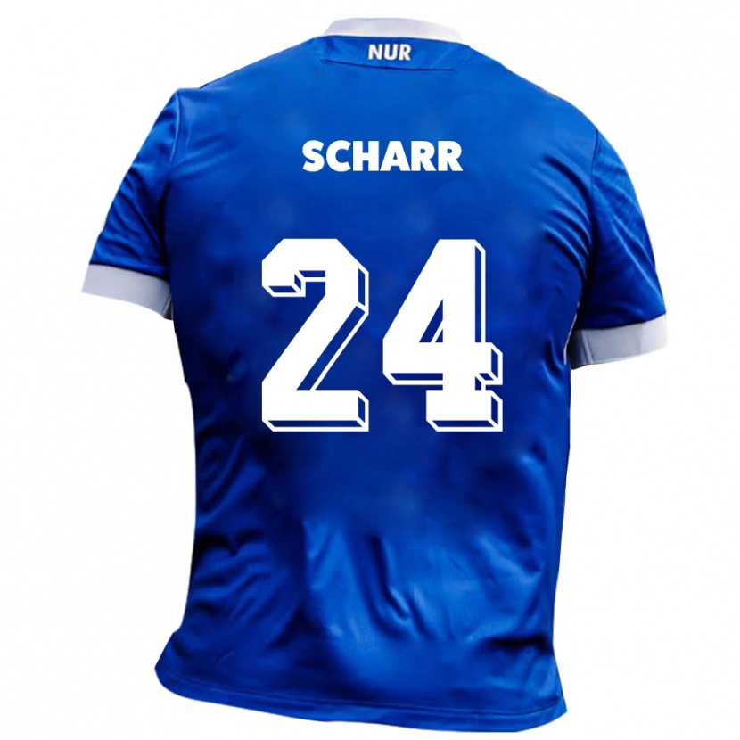 Danxen Women Janne Scharr #24 Blue White Away Jersey 2025/26 T-Shirt