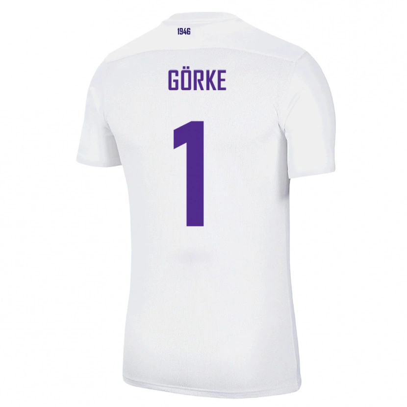 Danxen Women Arthur Görke #1 White Green Away Jersey 2025/26 T-Shirt
