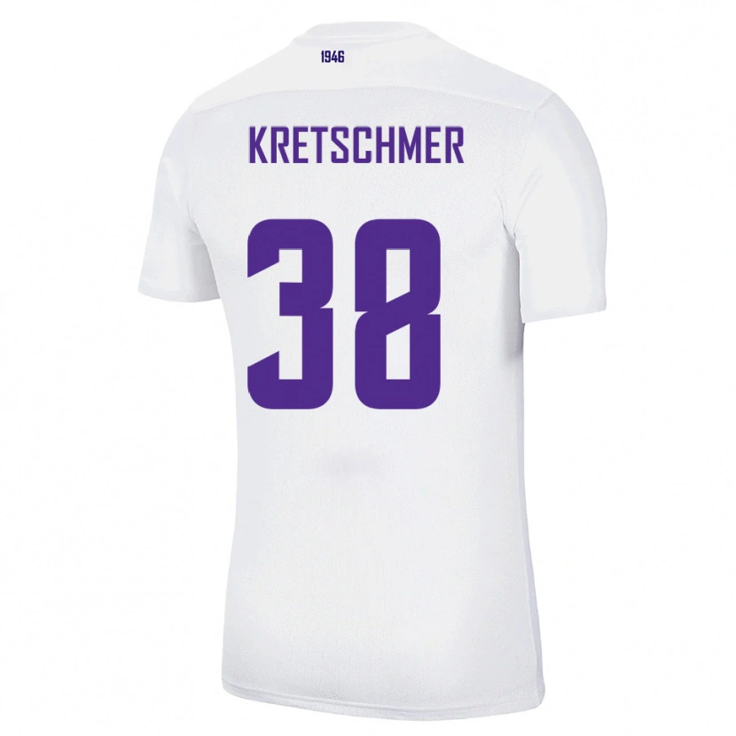 Danxen Women Theo Kretschmer #38 White Green Away Jersey 2025/26 T-Shirt