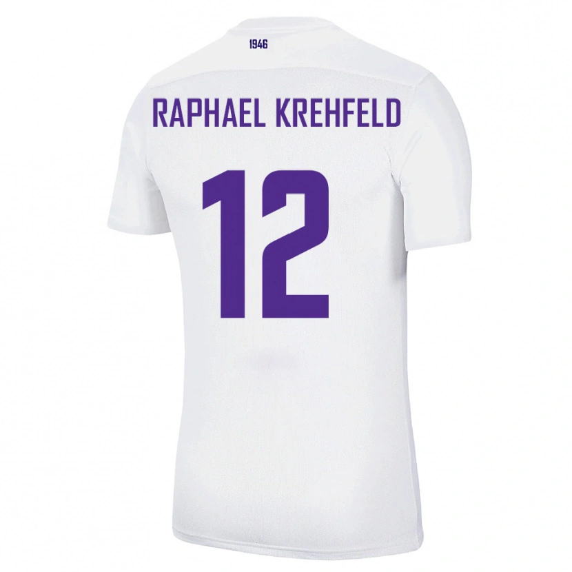 Danxen Women Luca Raphael Krehfeld #12 White Green Away Jersey 2025/26 T-Shirt
