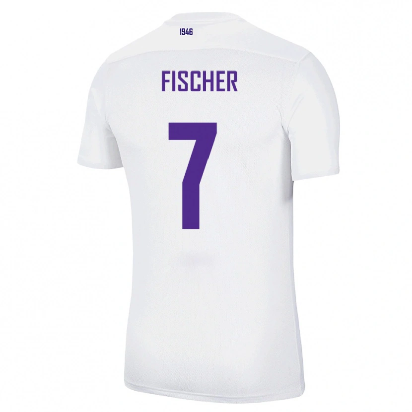 Danxen Women Franz Fischer #7 White Green Away Jersey 2025/26 T-Shirt