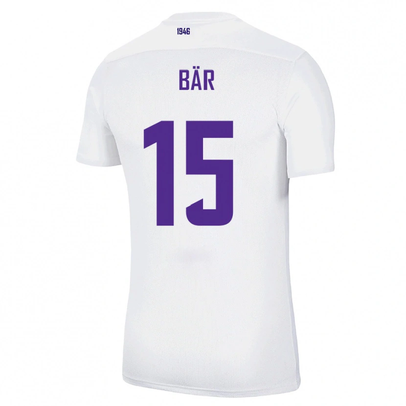 Danxen Women Marcel Bär #15 White Green Away Jersey 2025/26 T-Shirt