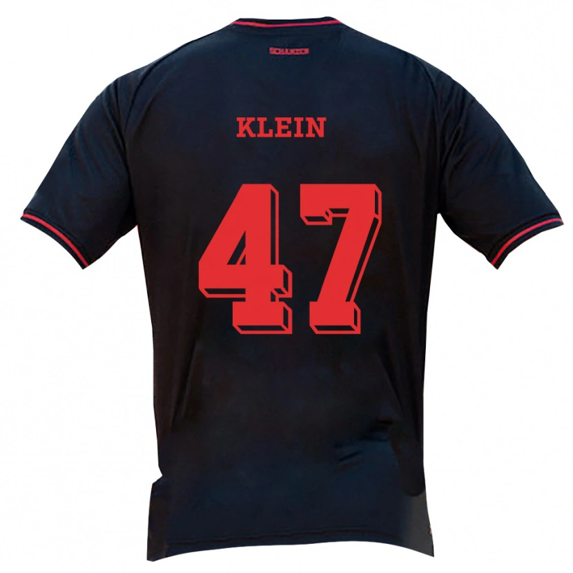 Danxen Women David Klein #47 Black Red White Away Jersey 2025/26 T-Shirt