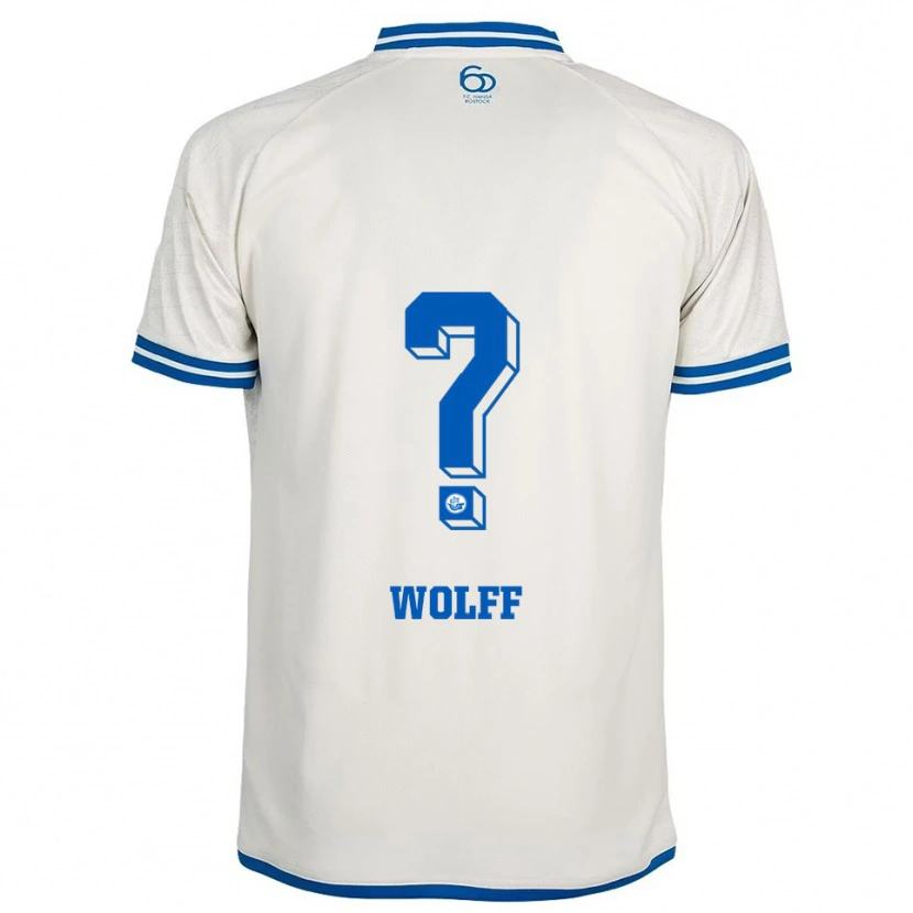 Danxen Women Luis Wolff #0 White Blue Away Jersey 2025/26 T-Shirt