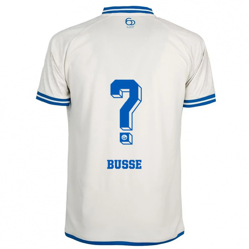 Danxen Women Matti Busse #0 White Blue Away Jersey 2025/26 T-Shirt