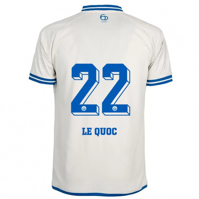 Danxen Women Jenny Le Quoc #22 White Blue Away Jersey 2025/26 T-Shirt