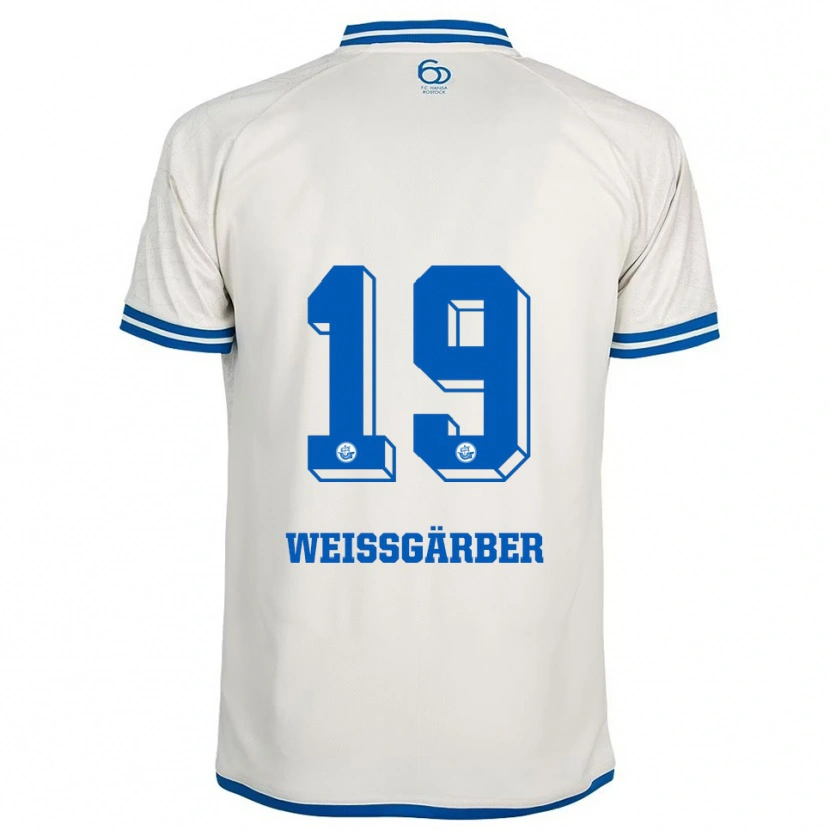 Danxen Women Ronja Weißgärber #19 White Blue Away Jersey 2025/26 T-Shirt