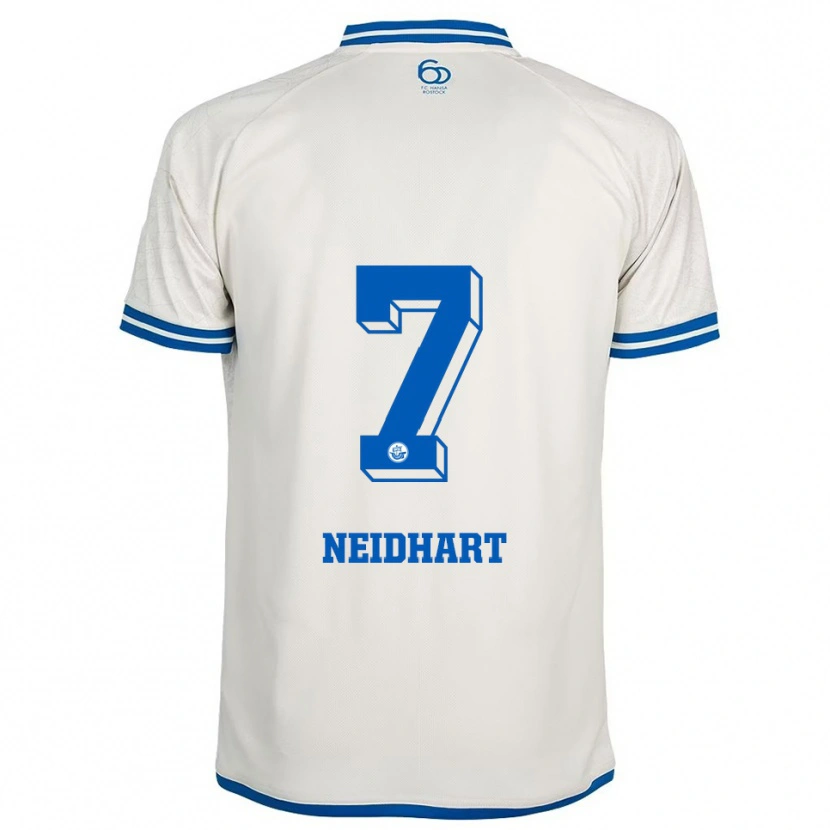 Danxen Women Nico Neidhart #7 White Blue Away Jersey 2025/26 T-Shirt