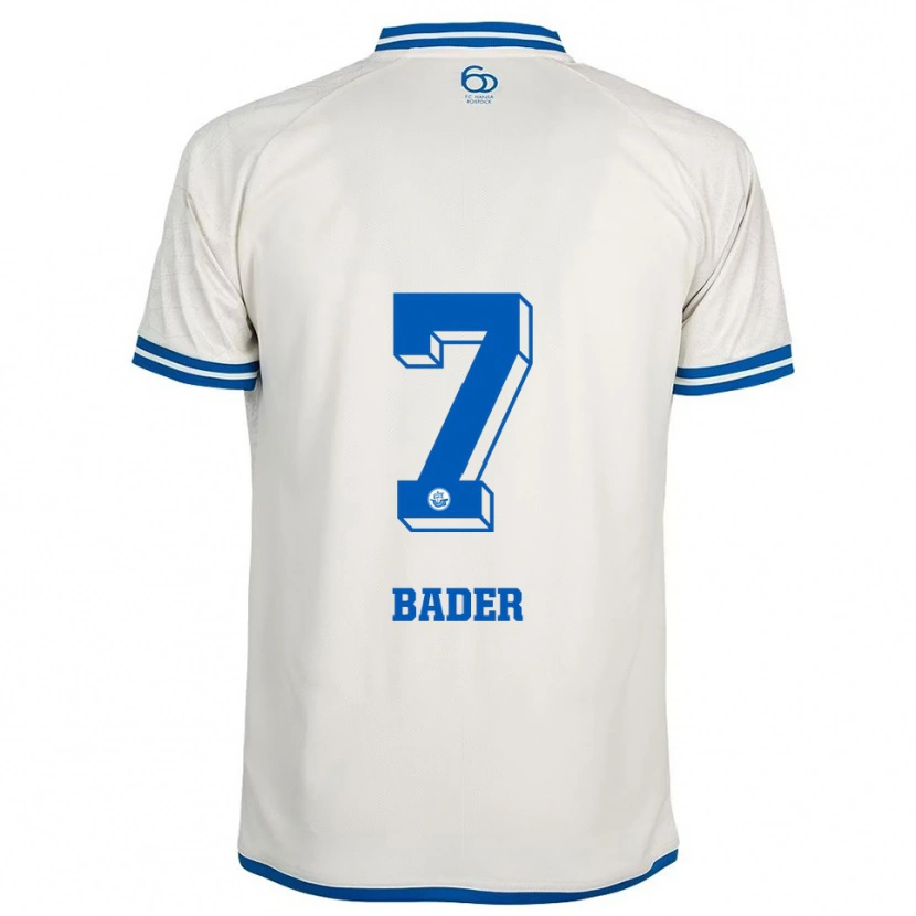 Danxen Women Tom Bader #7 White Blue Away Jersey 2025/26 T-Shirt