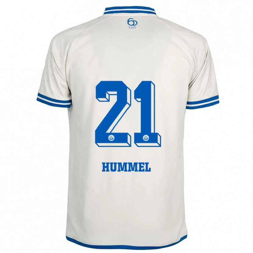 Danxen Women David Hummel #21 White Blue Away Jersey 2025/26 T-Shirt