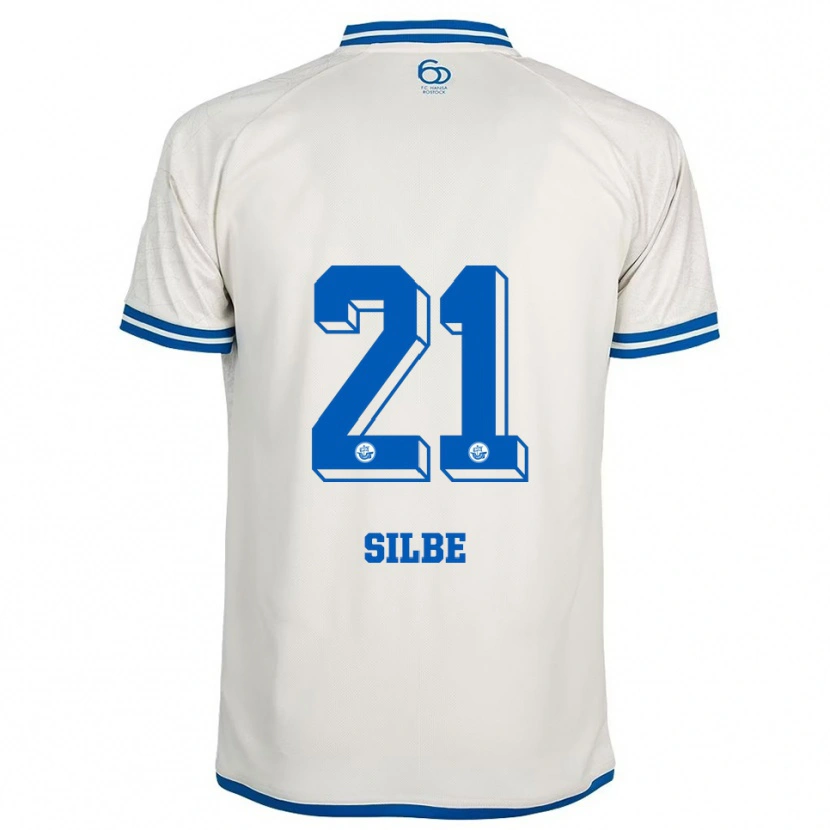 Danxen Women Johanna Silbe #21 White Blue Away Jersey 2025/26 T-Shirt