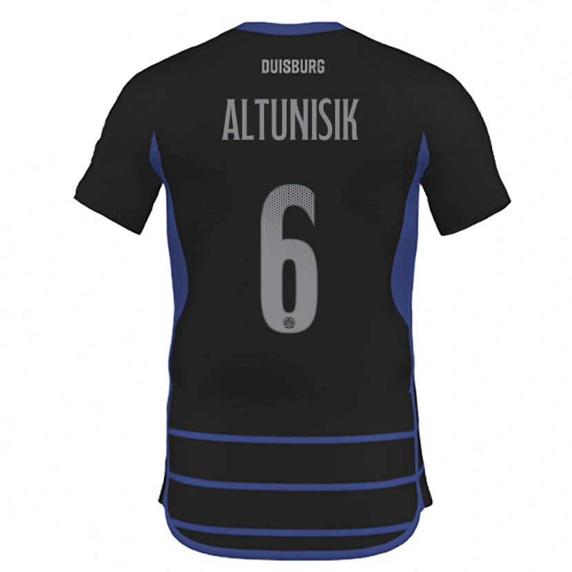 Danxen Women Kerim Altunisik #6 Black Blue Away Jersey 2025/26 T-Shirt