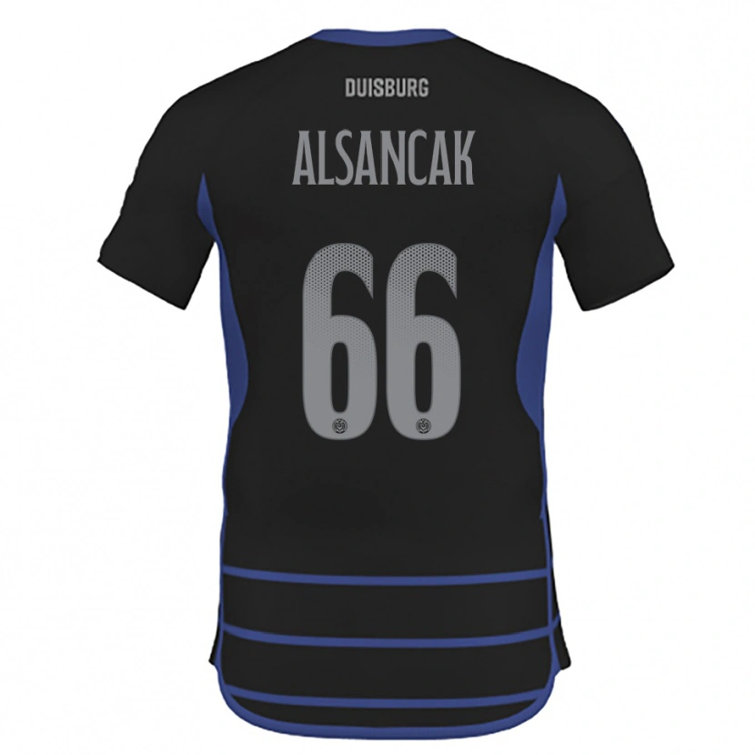 Danxen Women Duygu Alsancak #66 Black Blue Away Jersey 2025/26 T-Shirt