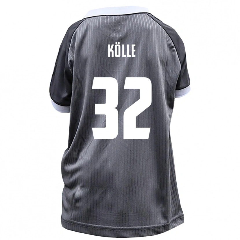 Danxen Women Niklas Kölle #32 Gray White Away Jersey 2025/26 T-Shirt