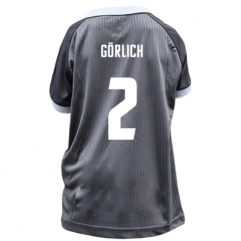 Danxen Women Luis Görlich #2 Gray White Away Jersey 2025/26 T-Shirt