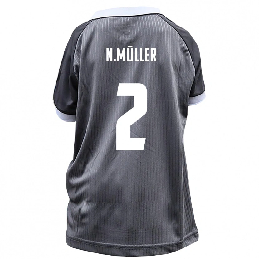 Danxen Women Nico Müller #2 Gray White Away Jersey 2025/26 T-Shirt