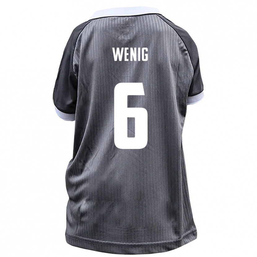 Danxen Women Marcel Wenig #6 Gray White Away Jersey 2025/26 T-Shirt