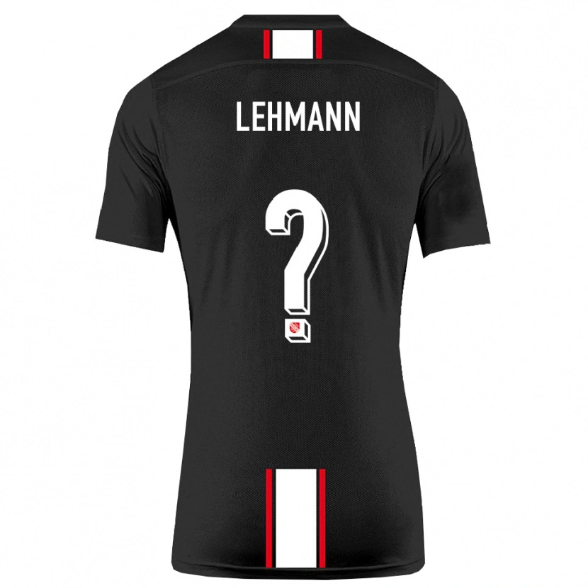 Danxen Women Tom Lehmann #0 Black White Away Jersey 2025/26 T-Shirt