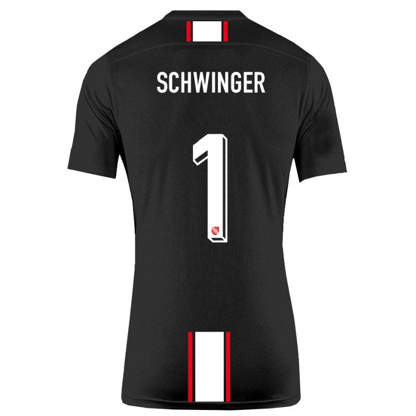 Danxen Women Holm Schwinger #1 Black White Away Jersey 2025/26 T-Shirt