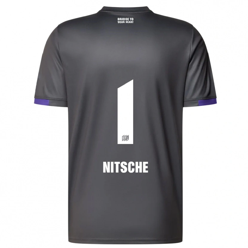 Danxen Women Till Nitsche #1 Gray Purple Away Jersey 2025/26 T-Shirt