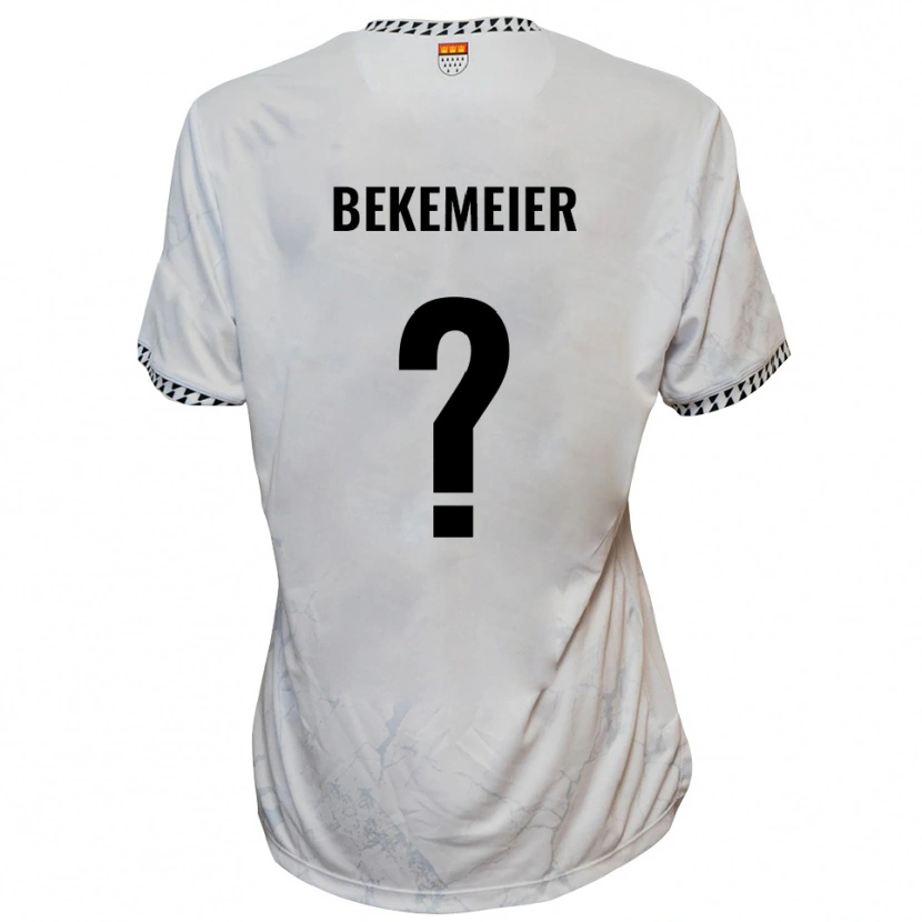 Danxen Women Carolin Bekemeier #0 White Black Away Jersey 2025/26 T-Shirt