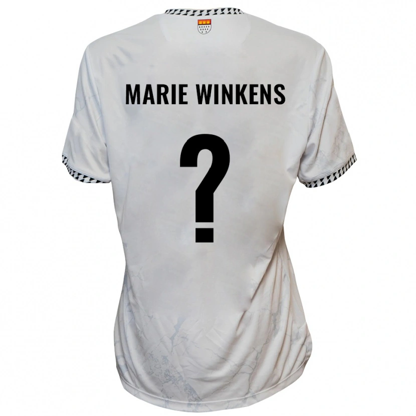 Danxen Women Joelina Marie Winkens #0 White Black Away Jersey 2025/26 T-Shirt