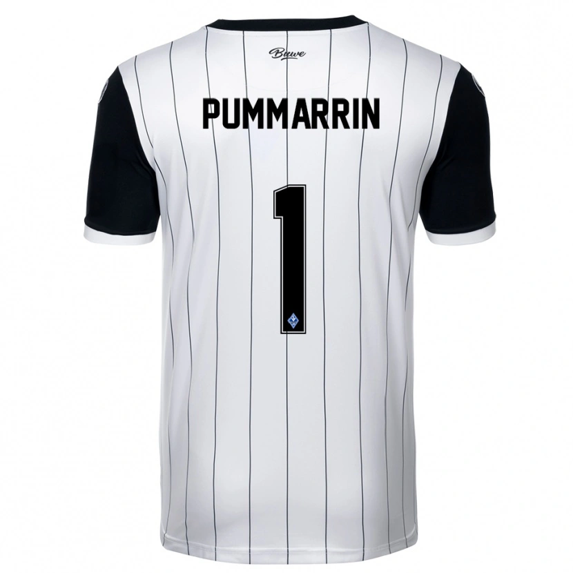 Danxen Women Kritsana Pummarrin #1 White Black Away Jersey 2025/26 T-Shirt