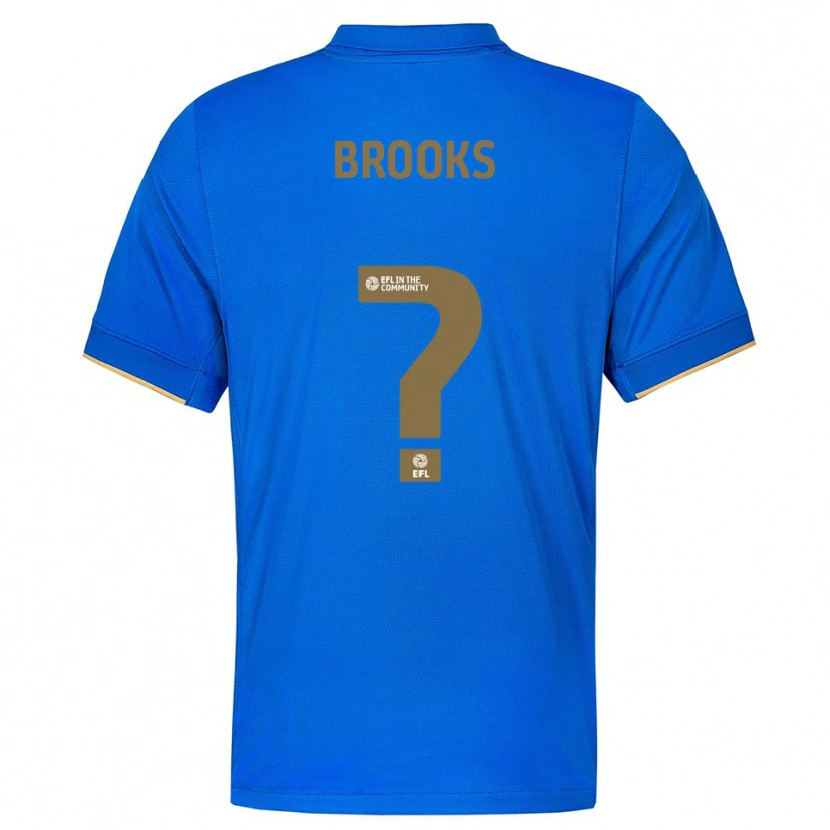 Danxen Kid Kobi Brooks #0 Blue Gold Home Jersey 2025/26 T-Shirt
