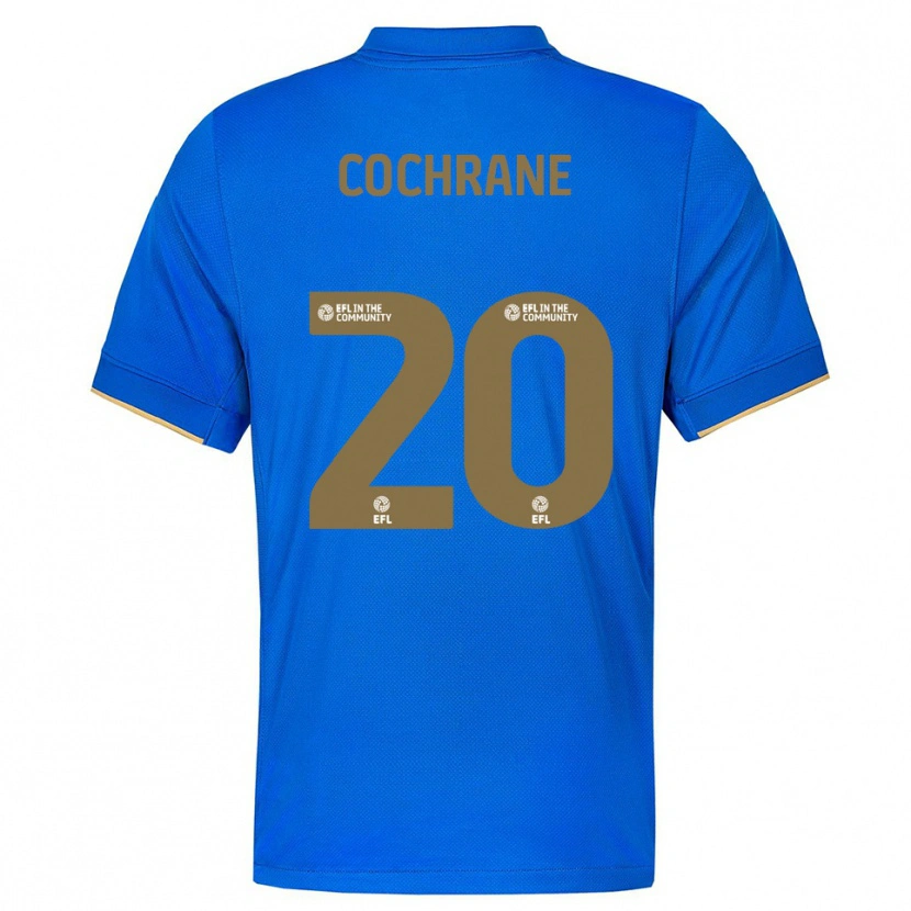 Danxen Kid Alex Cochrane #20 Blue Gold Home Jersey 2025/26 T-Shirt