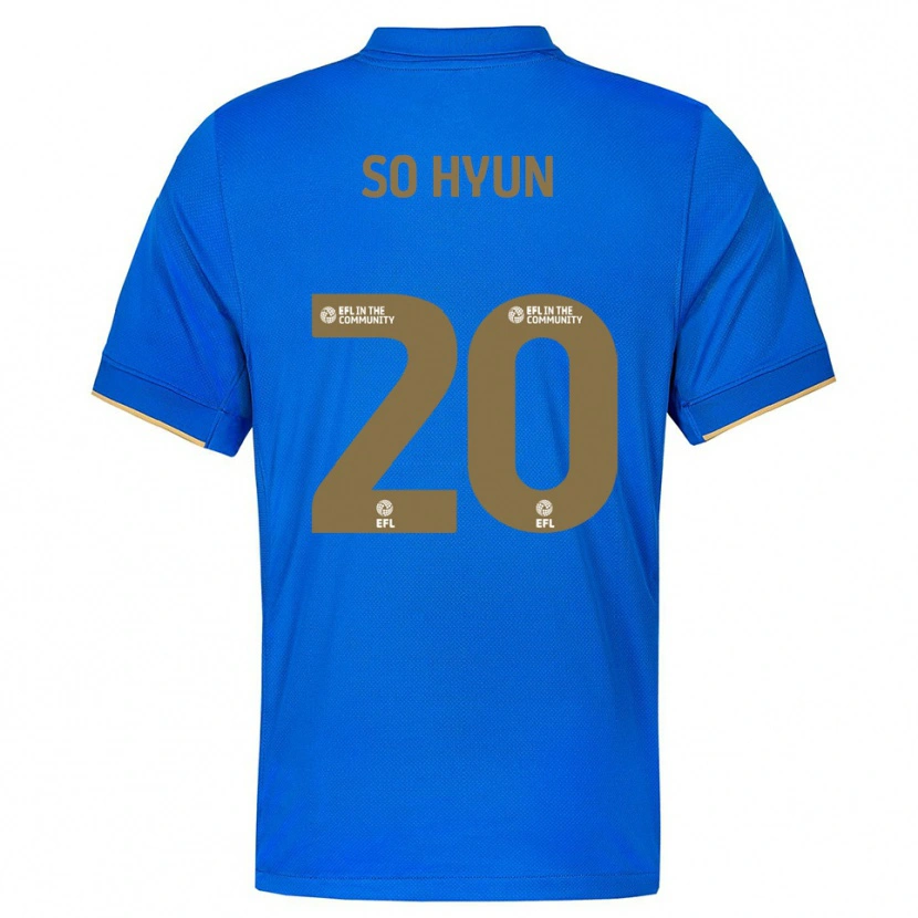 Danxen Kid Cho So-Hyun #20 Blue Gold Home Jersey 2025/26 T-Shirt