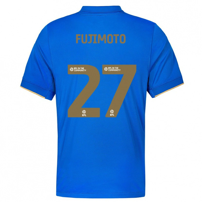 Danxen Kid Kanya Fujimoto #27 Blue Gold Home Jersey 2025/26 T-Shirt
