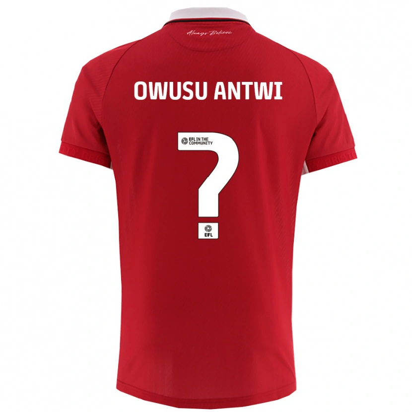 Danxen Kid Filbert Owusu-Antwi #0 Red White Home Jersey 2025/26 T-Shirt