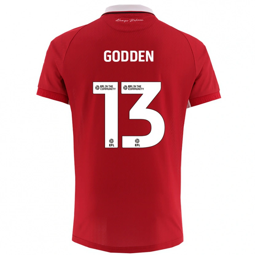 Danxen Kid Freddie Godden #13 Red White Home Jersey 2025/26 T-Shirt