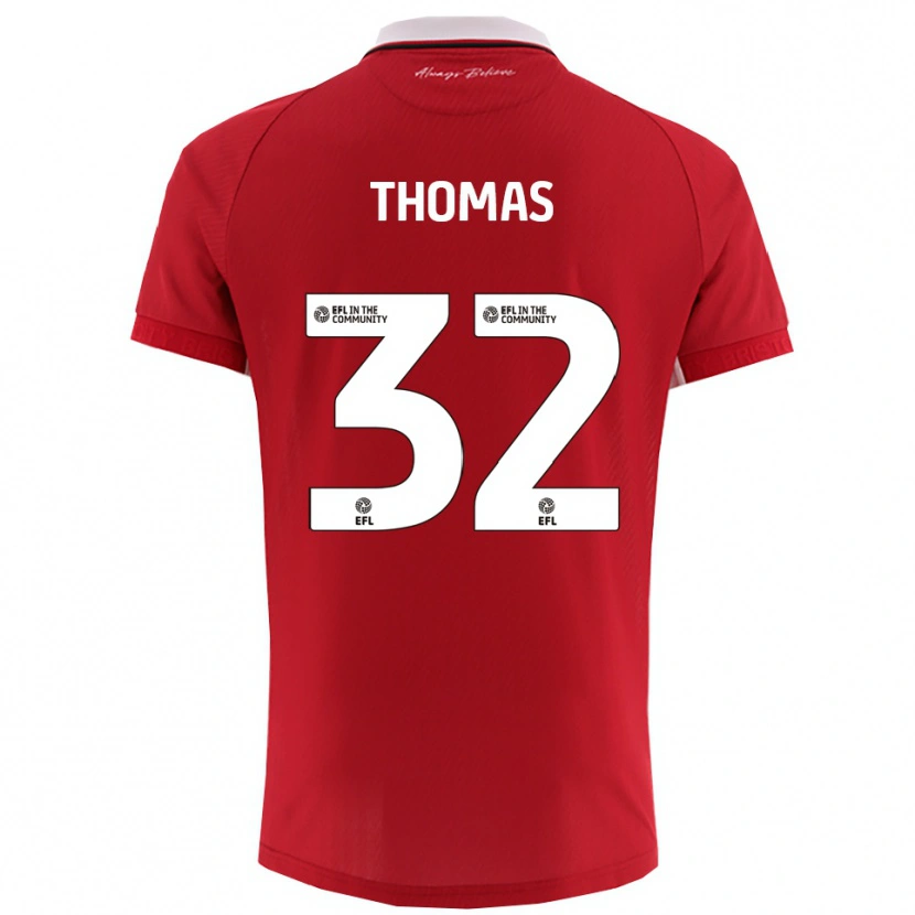 Danxen Kid Lewis Thomas #32 Red White Home Jersey 2025/26 T-Shirt
