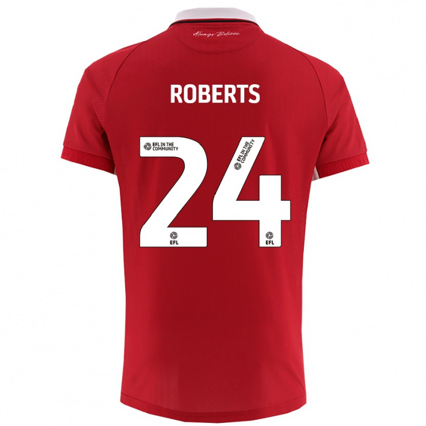 Danxen Kid Haydon Roberts #24 Red White Home Jersey 2025/26 T-Shirt