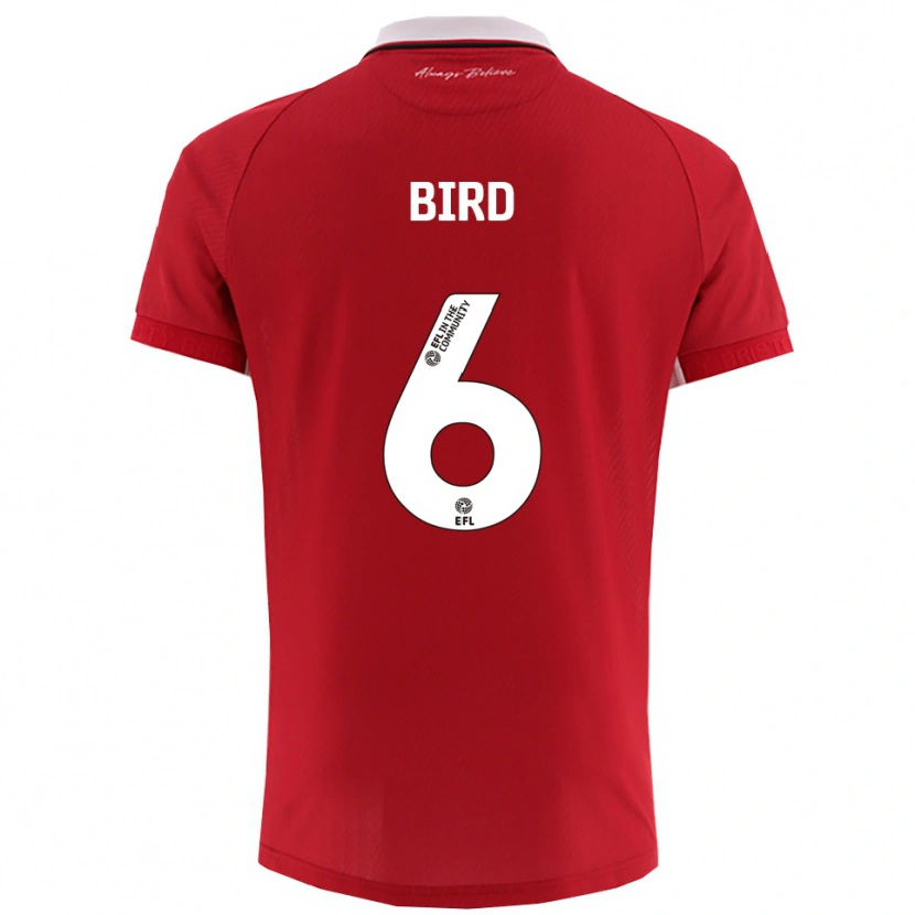 Danxen Kid Max Bird #6 Red White Home Jersey 2025/26 T-Shirt