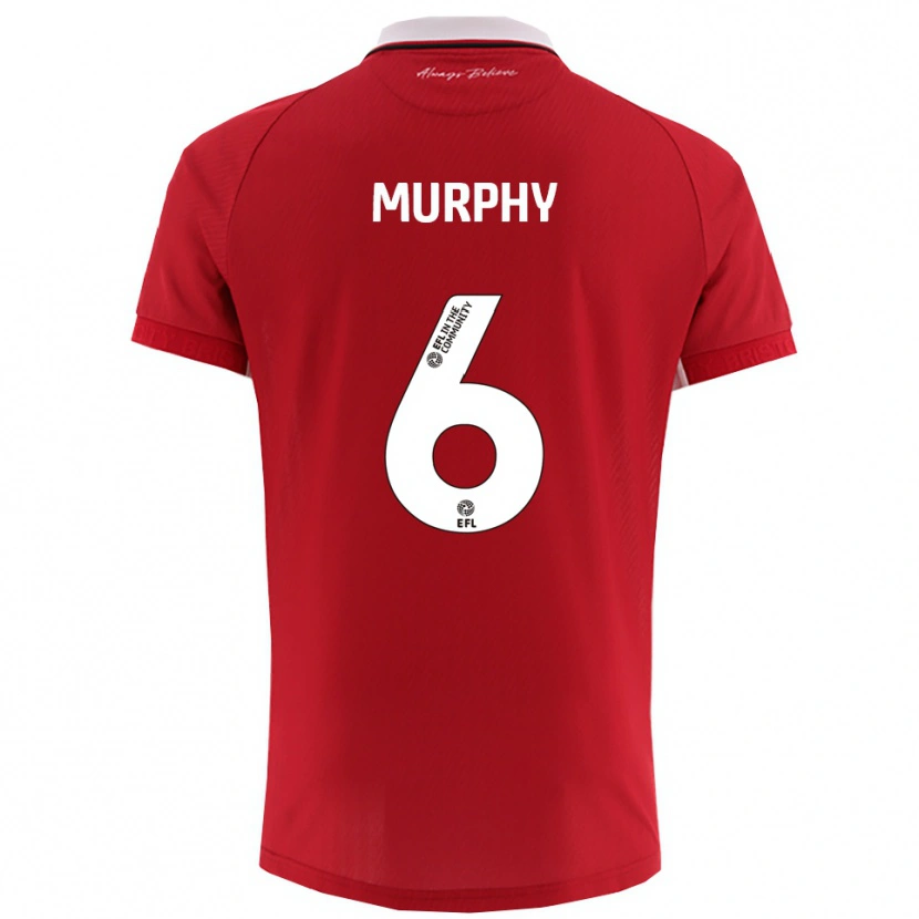 Danxen Kid Adam Murphy #6 Red White Home Jersey 2025/26 T-Shirt