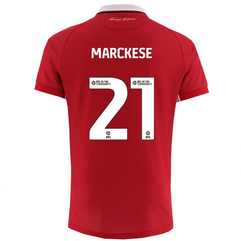 Danxen Kid Kaylan Marckese #21 Red White Home Jersey 2025/26 T-Shirt