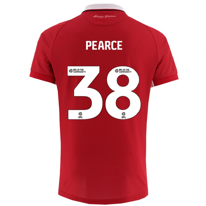 Danxen Kid Manon Pearce #38 Red White Home Jersey 2025/26 T-Shirt