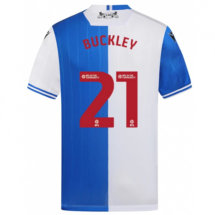 Danxen Kid John Buckley #21 Blue White Home Jersey 2025/26 T-Shirt