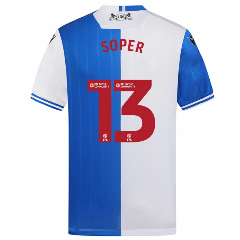Danxen Kid Poppy Soper #13 Blue White Home Jersey 2025/26 T-Shirt