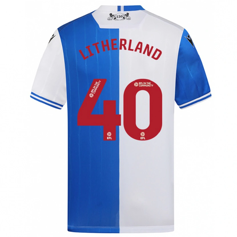 Danxen Kid Matty Litherland #40 Blue White Home Jersey 2025/26 T-Shirt