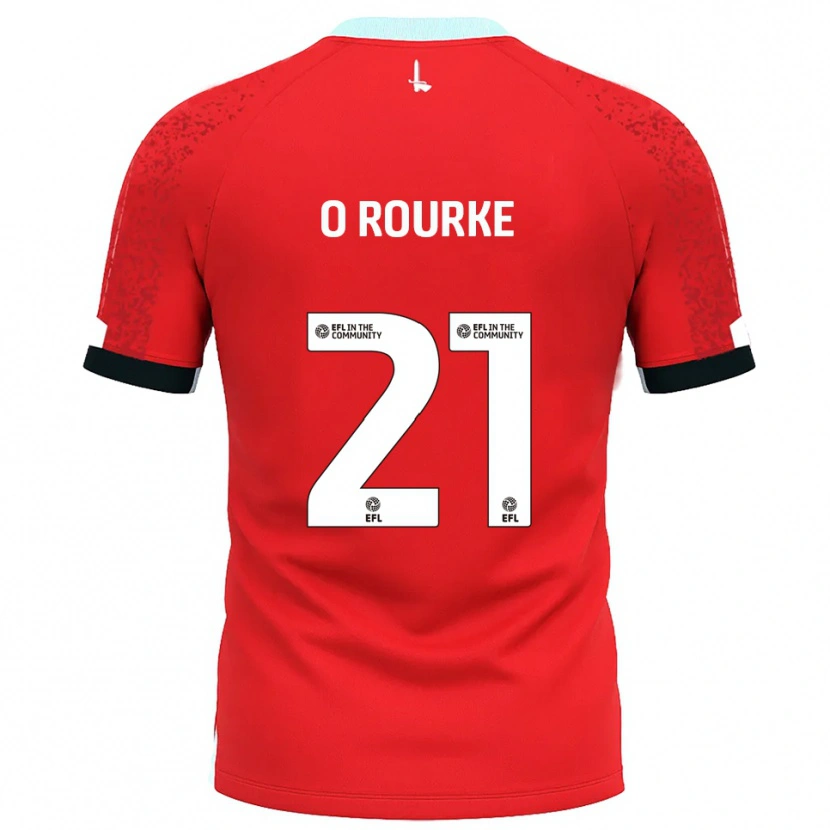 Danxen Kid Sophie O'rourke #21 Red White Home Jersey 2025/26 T-Shirt