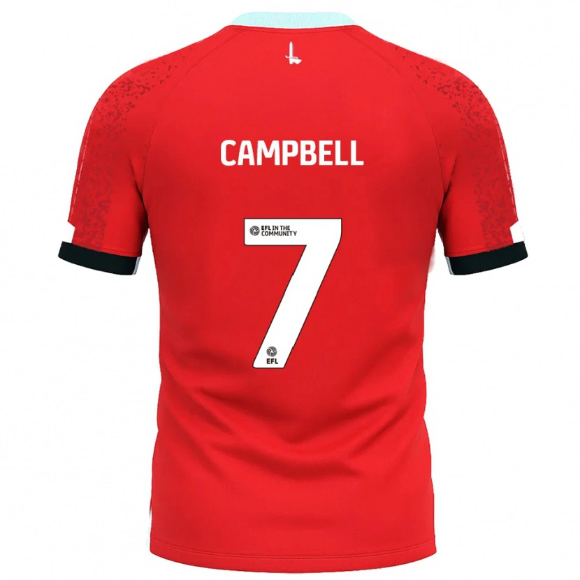 Danxen Kid Tyreece Campbell #7 Red White Home Jersey 2025/26 T-Shirt