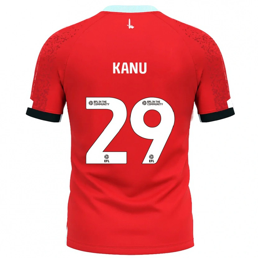 Danxen Kid Daniel Kanu #29 Red White Home Jersey 2025/26 T-Shirt