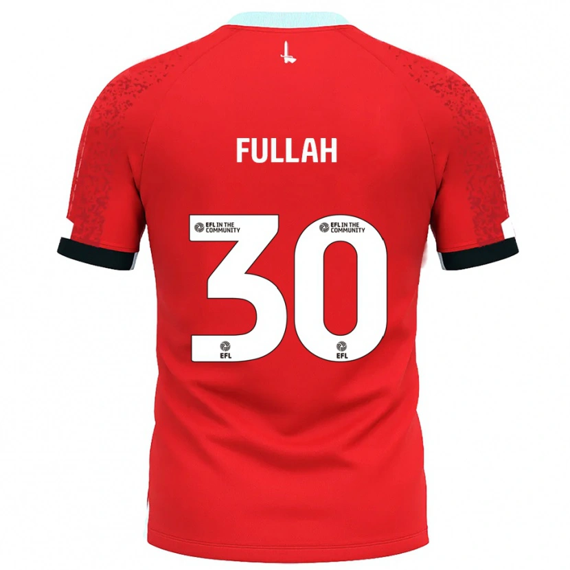 Danxen Kid Ibrahim Fullah #30 Red White Home Jersey 2025/26 T-Shirt