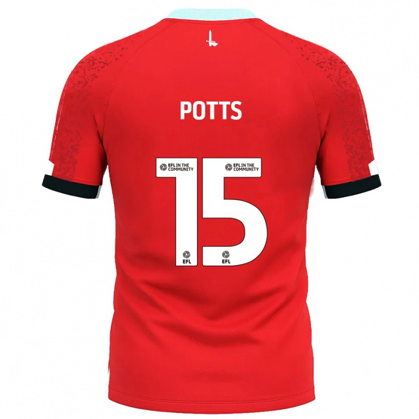 Danxen Kid Dan Potts #15 Red White Home Jersey 2025/26 T-Shirt