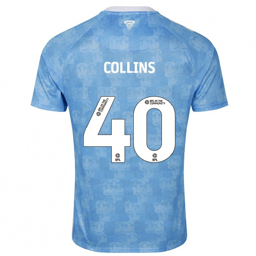 Danxen Kid Brad Collins #40 Sky Blue White Home Jersey 2025/26 T-Shirt